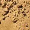 Mound of Yellow Building Sand (Plaster Sand) for wall rendering in Pretoria.