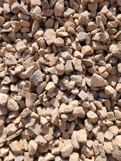 Heap of 13mm Crushed Concrete Stone (Blue Stone) for building in Pretoria.