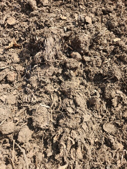 Heap of composted Horse Manure for roses and gardens in Pretoria.