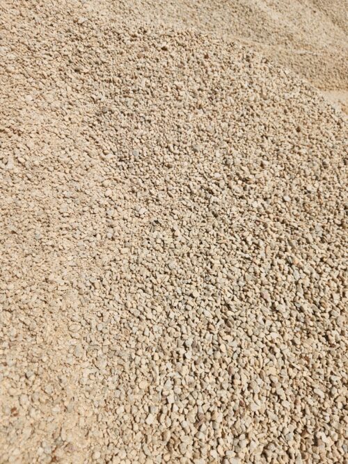 Heap of coarse Washed River Sand for concrete mixing in Pretoria.