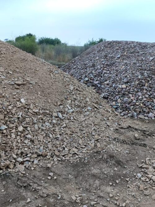 Heap of G6 Filling material for foundation compaction in Pretoria.